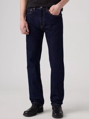 Levi's 505 Regular Fit Jeans Dark Wash Men's 30x32 NWT